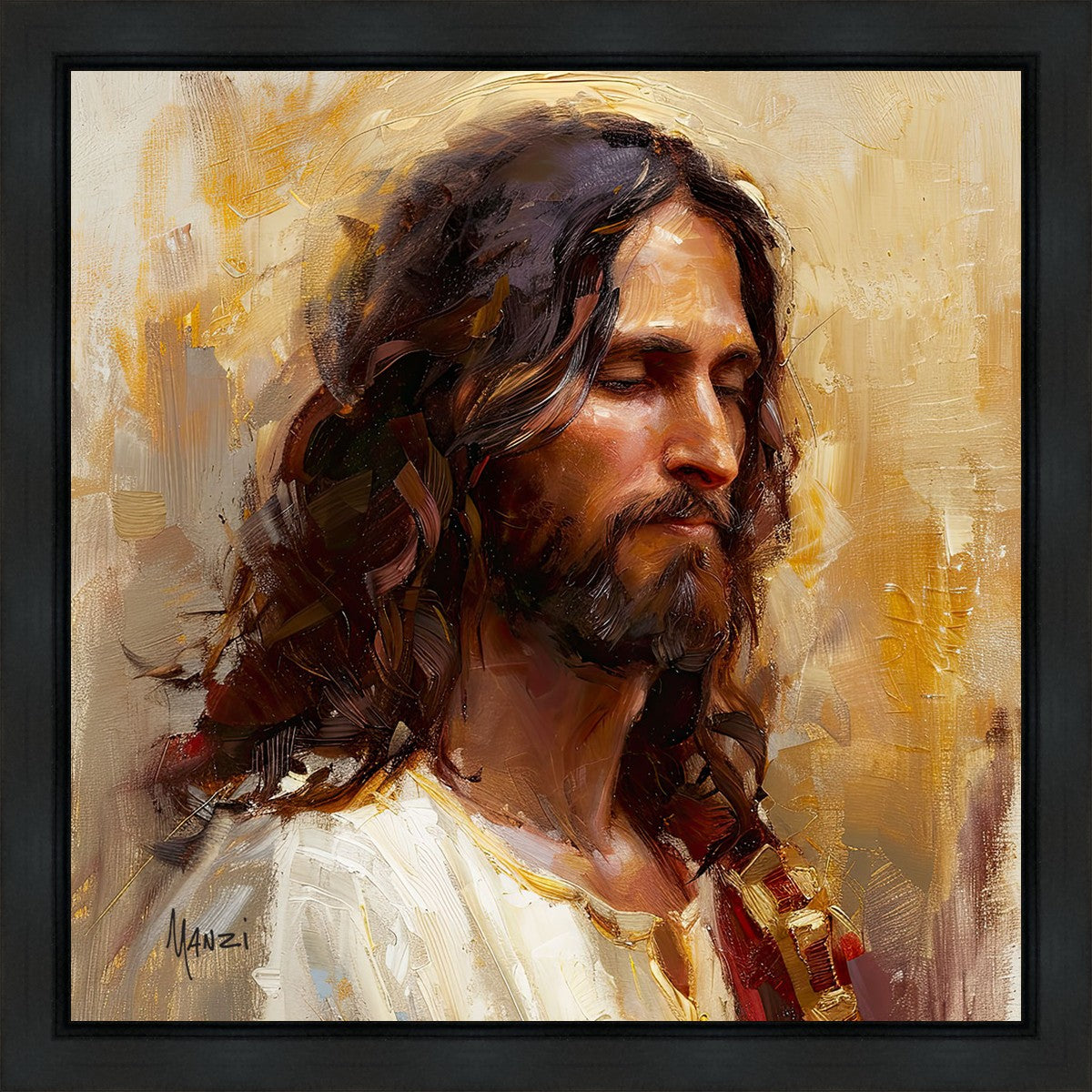 Sacred Portrait in Gold