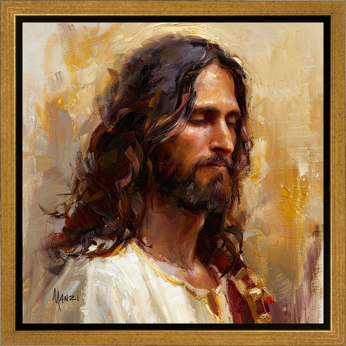 Sacred Portrait in Gold