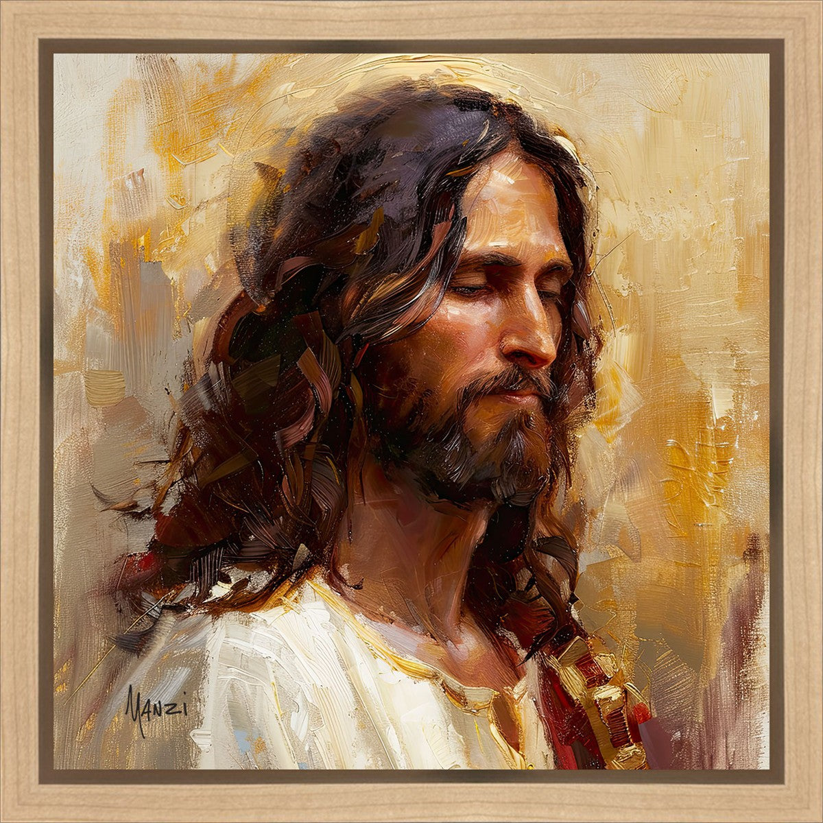 Sacred Portrait in Gold