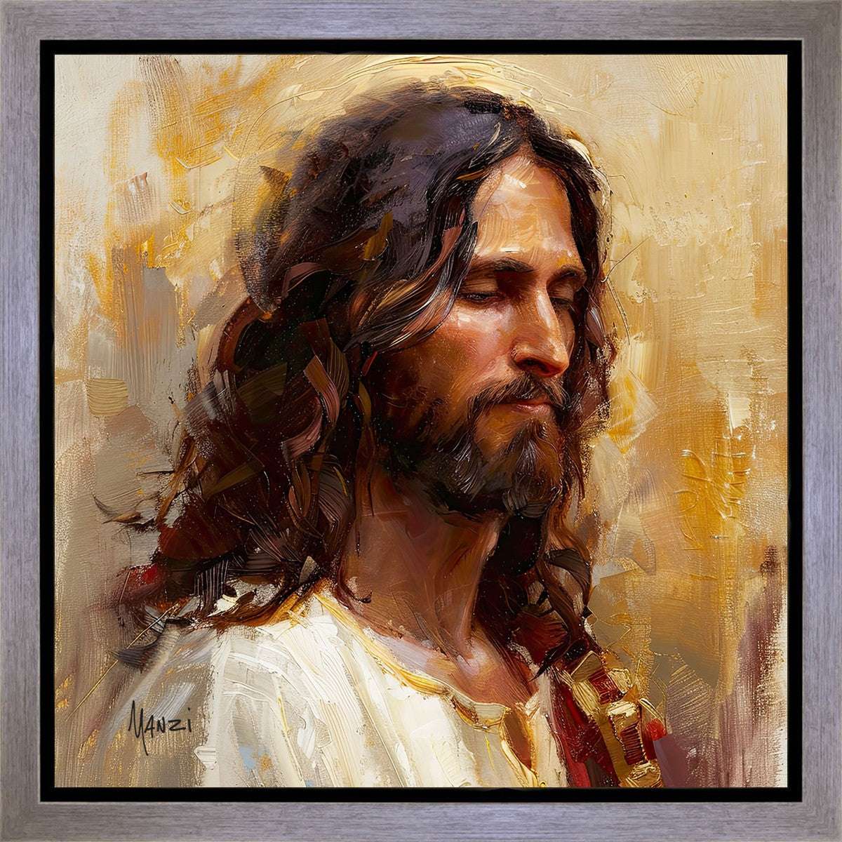 Sacred Portrait in Gold