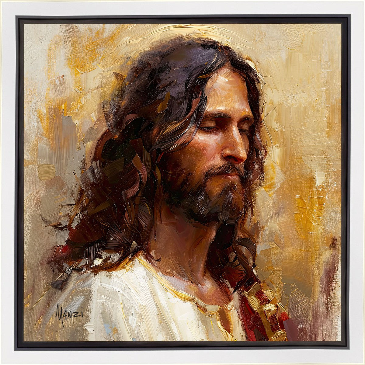 Sacred Portrait in Gold