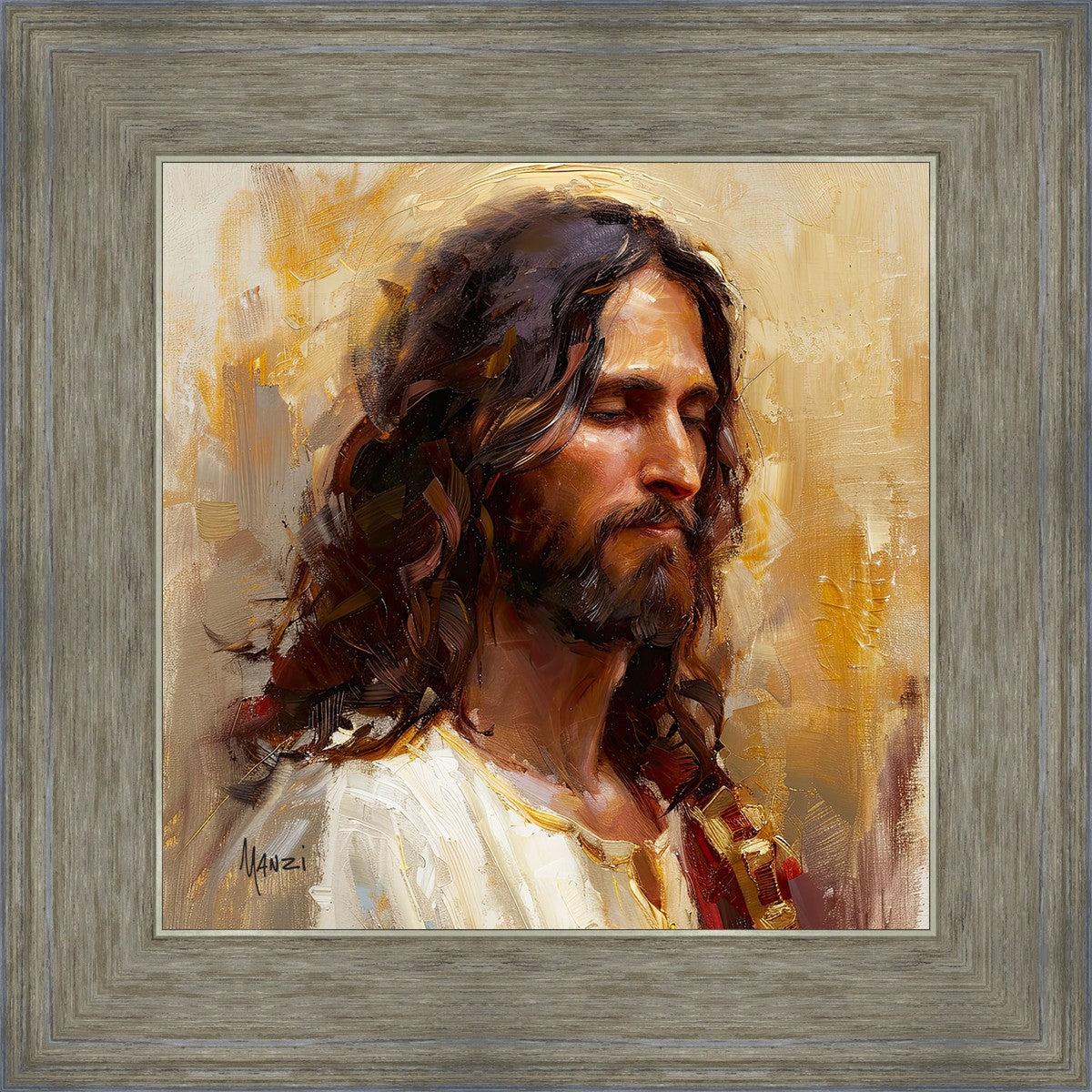 Sacred Portrait in Gold