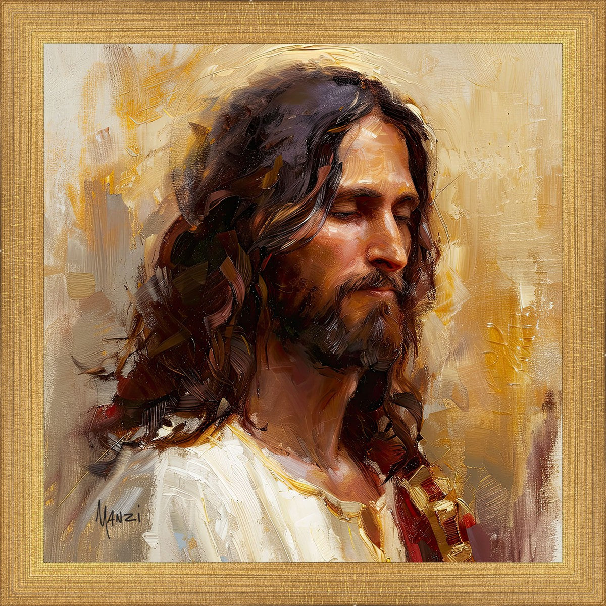 Sacred Portrait in Gold