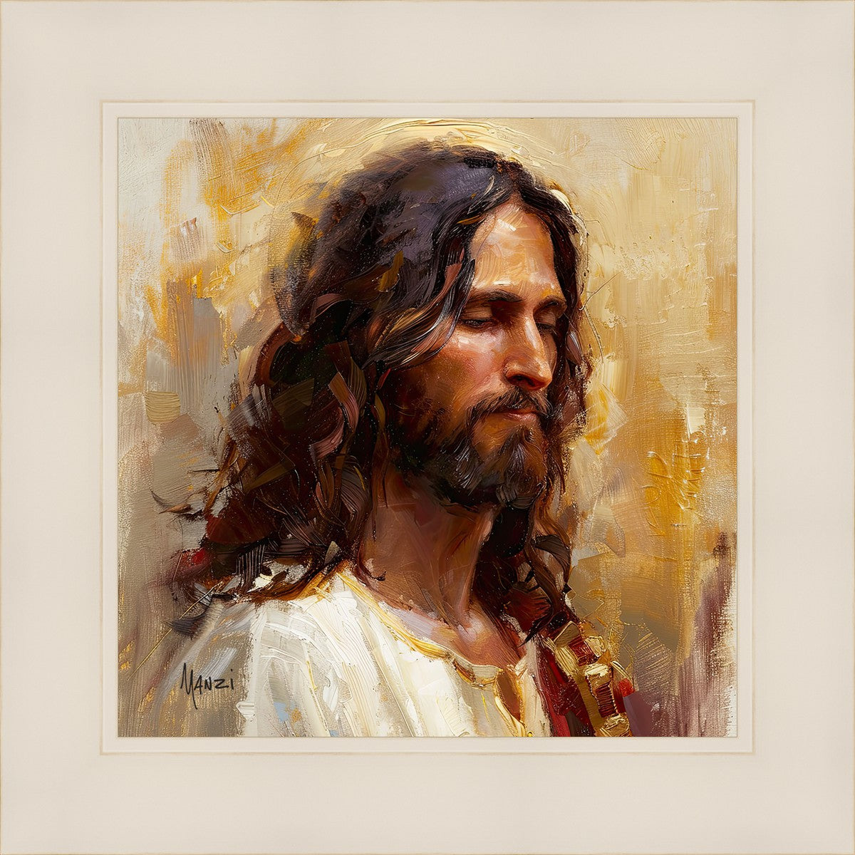 Sacred Portrait in Gold