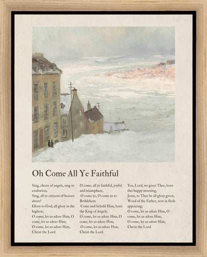 Oh Come All Ye Faithful Gallery Wrap