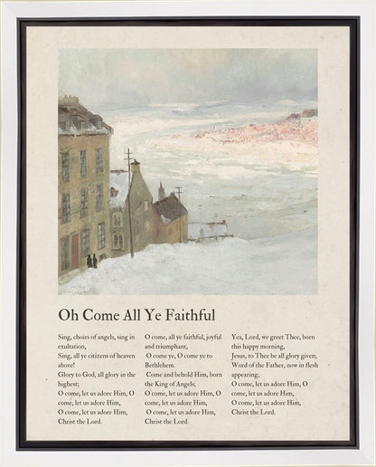 Oh Come All Ye Faithful Gallery Wrap