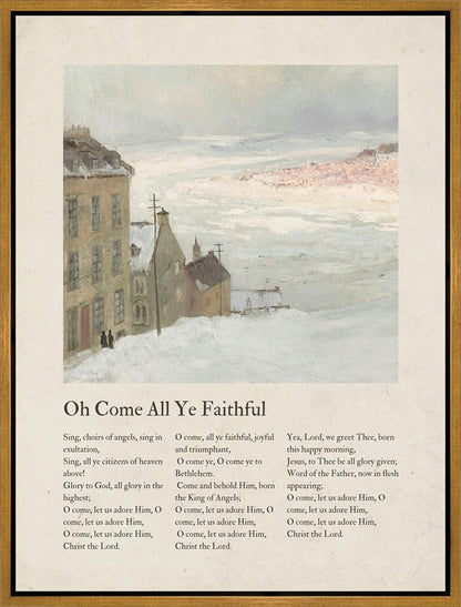 Oh Come All Ye Faithful Gallery Wrap