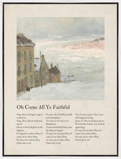 Oh Come All Ye Faithful Gallery Wrap