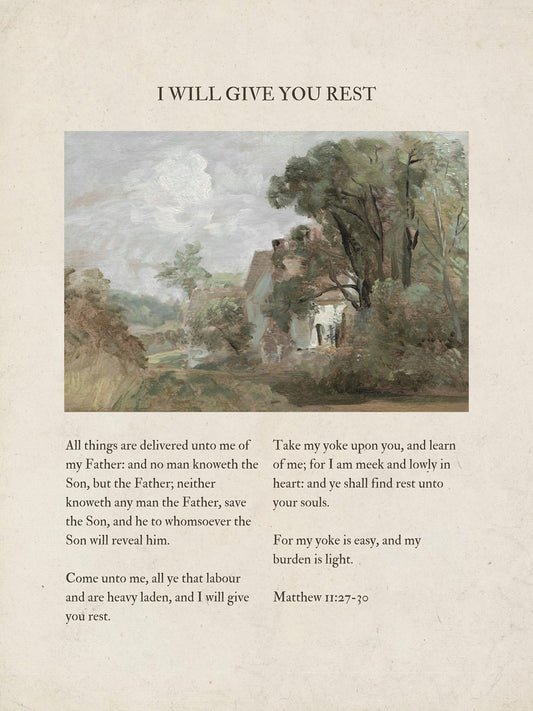 I Will Give You Rest