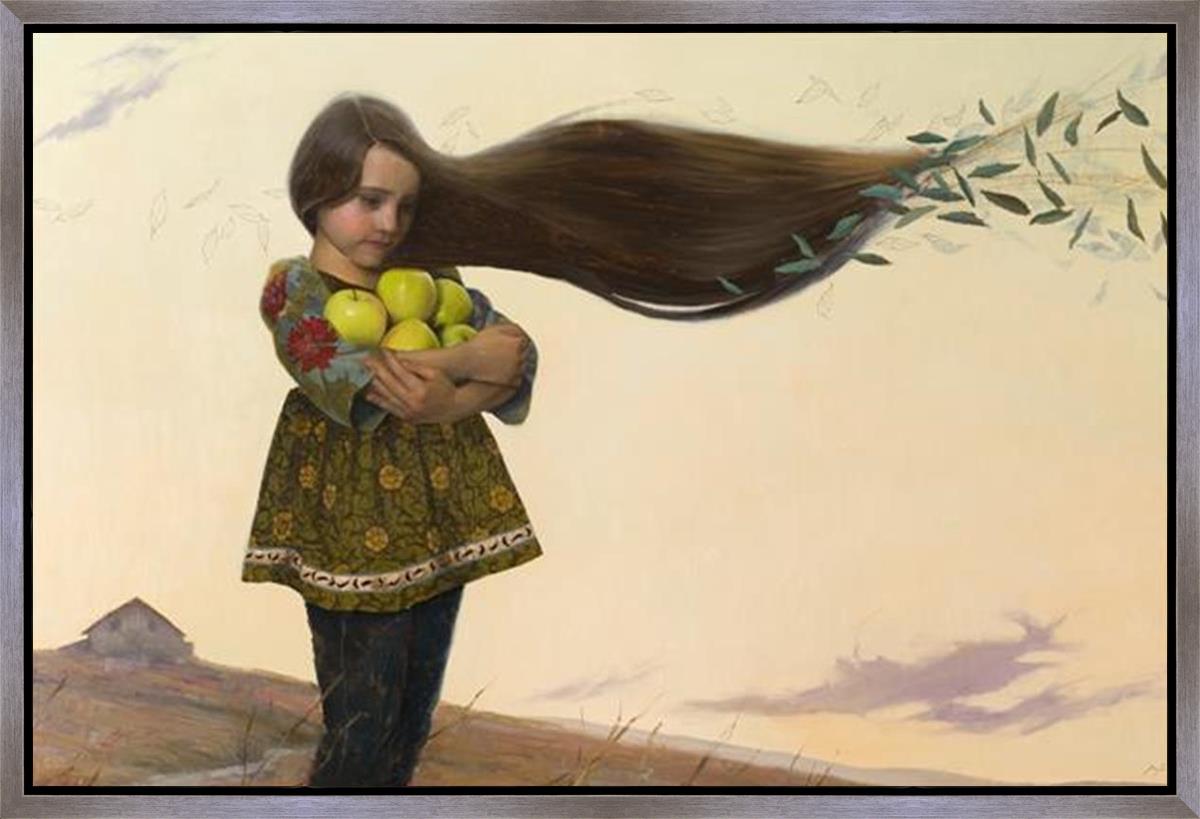 Gathering Apples the Way She Remembers It