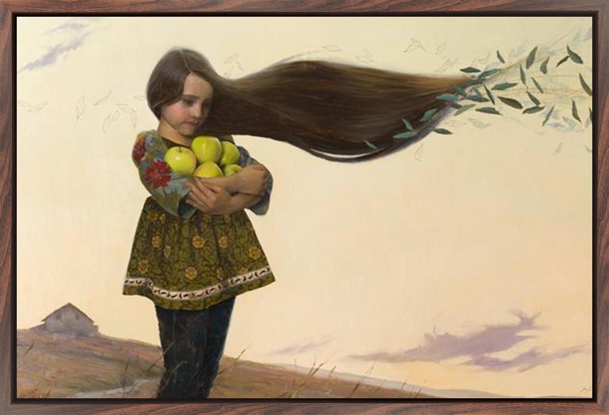 Gathering Apples the Way She Remembers It