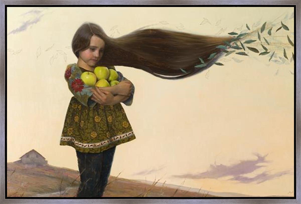 Gathering Apples the Way She Remembers It