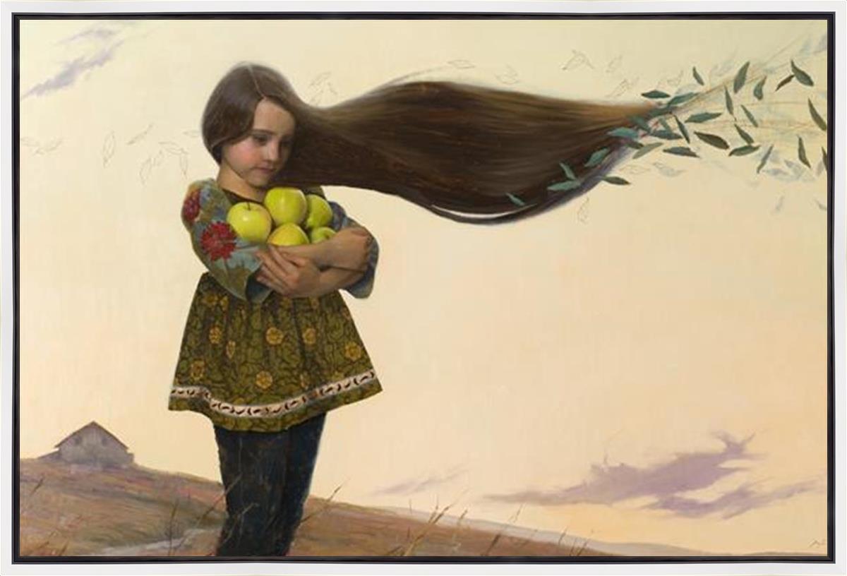 Gathering Apples the Way She Remembers It