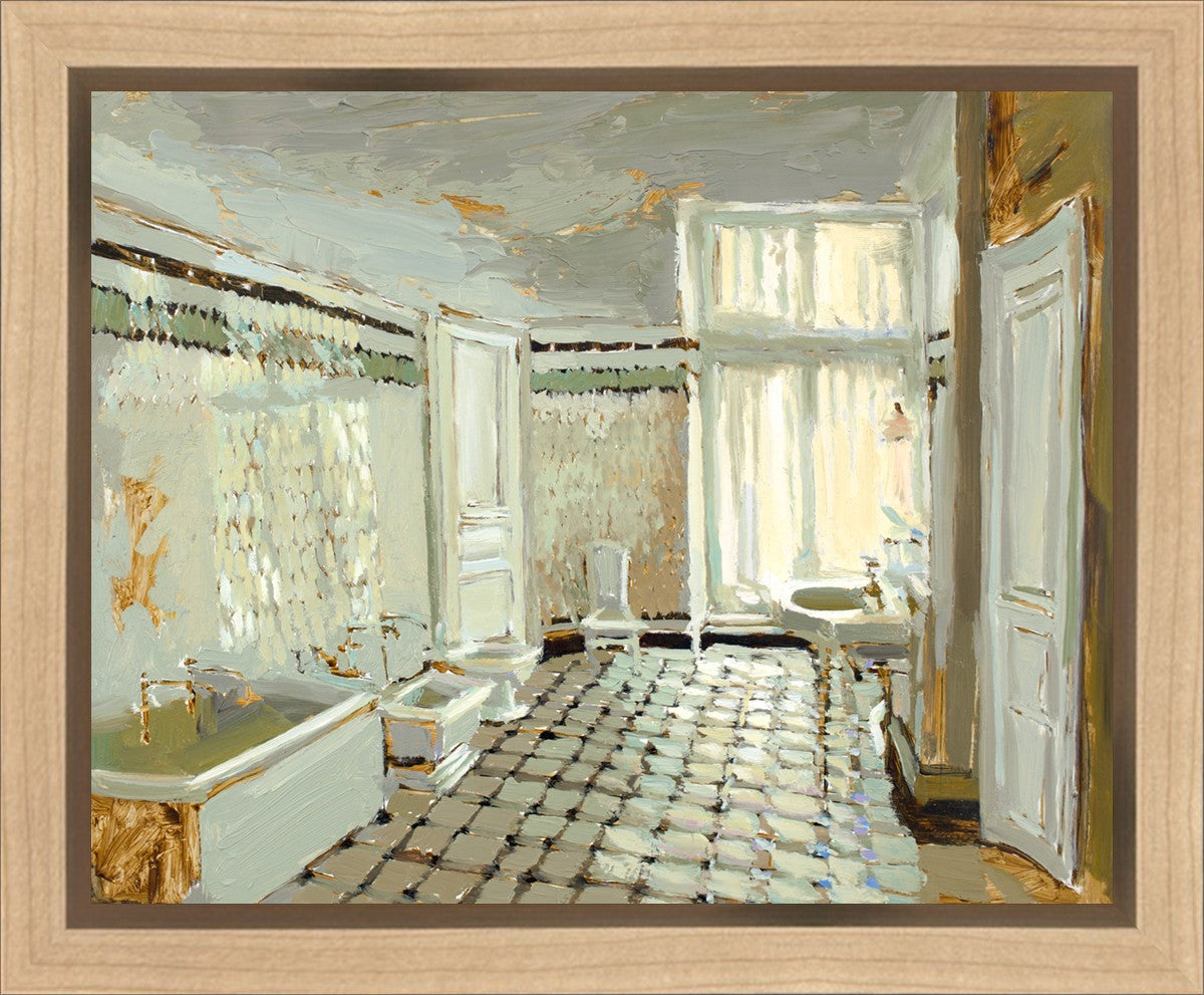 Parisian Bathroom Gallery Wrap