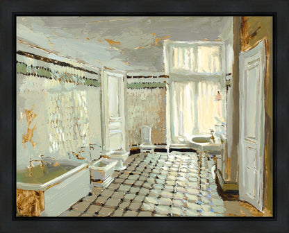 Parisian Bathroom Gallery Wrap