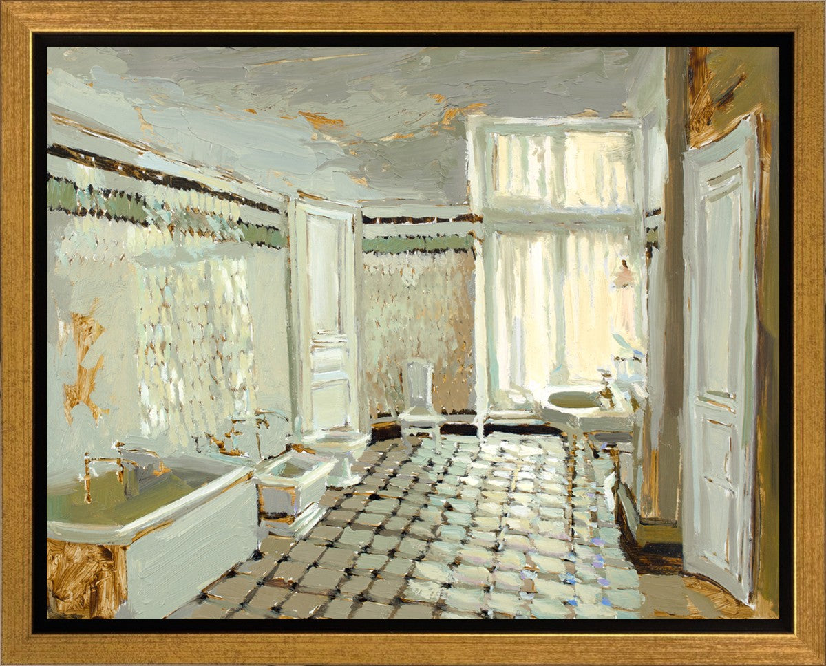 Parisian Bathroom Gallery Wrap