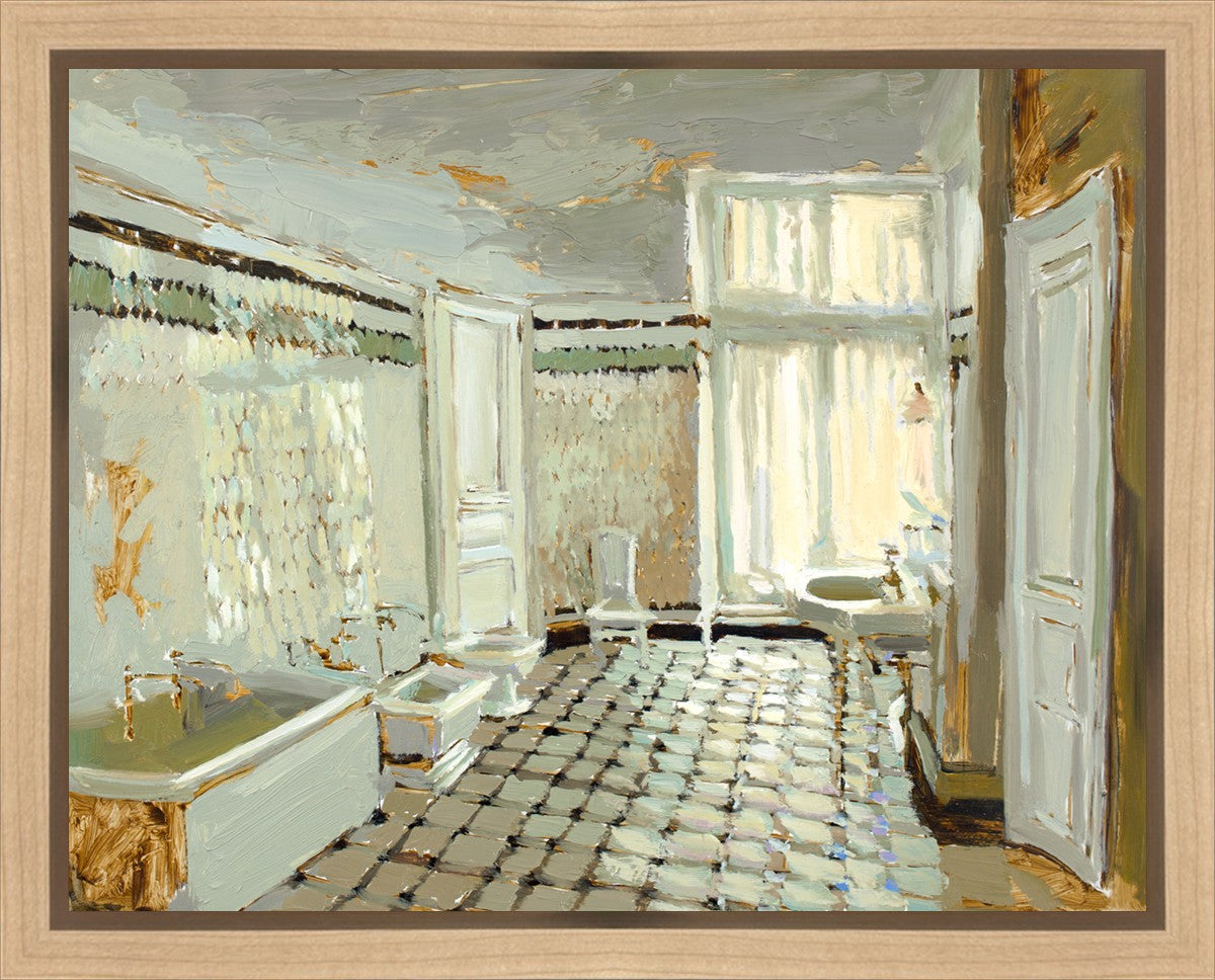 Parisian Bathroom Gallery Wrap