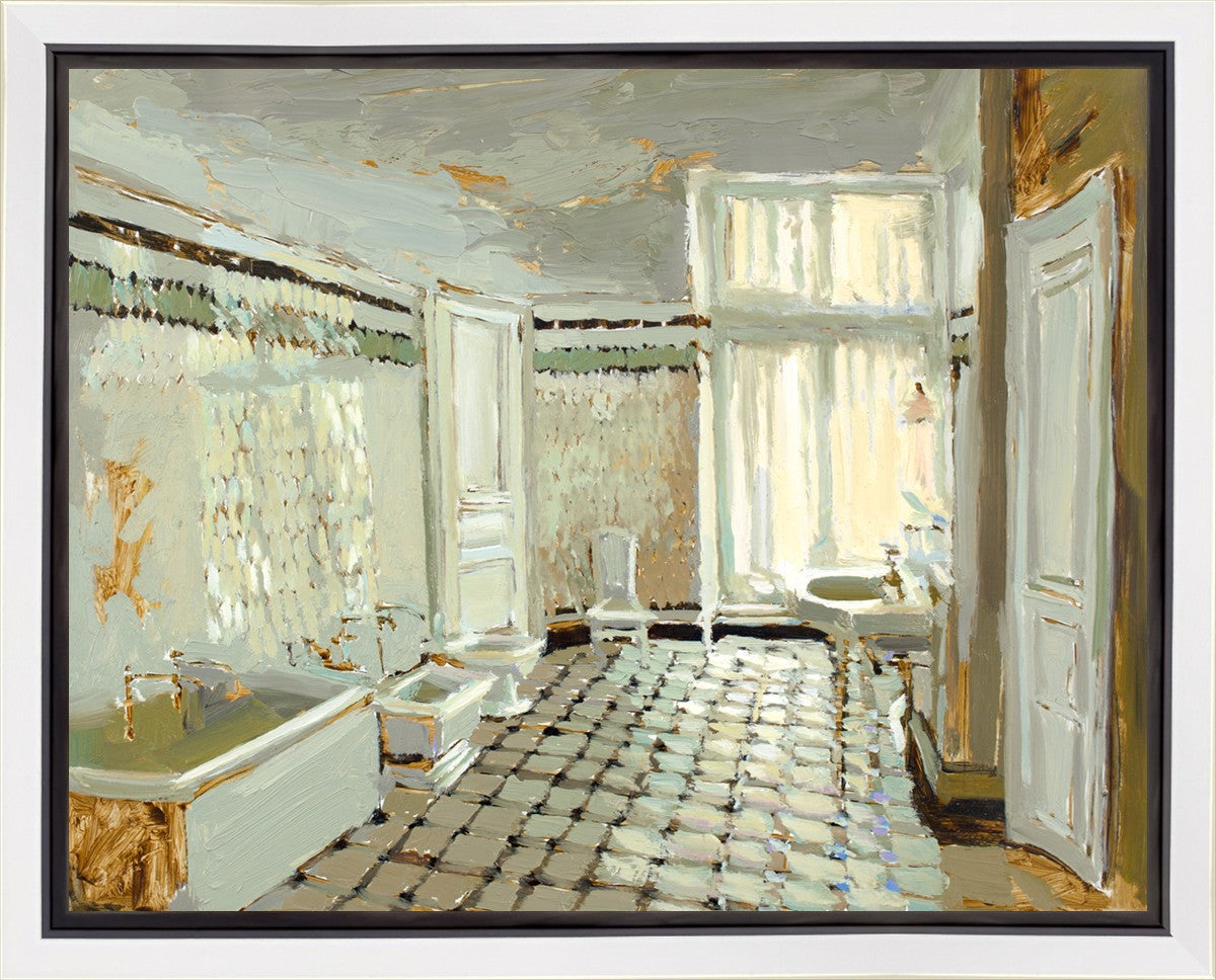 Parisian Bathroom Gallery Wrap