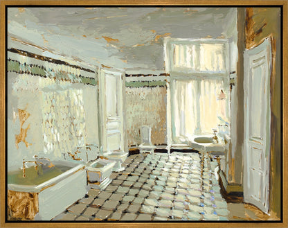 Parisian Bathroom Gallery Wrap