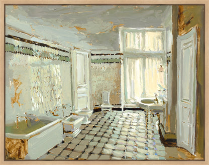 Parisian Bathroom Gallery Wrap