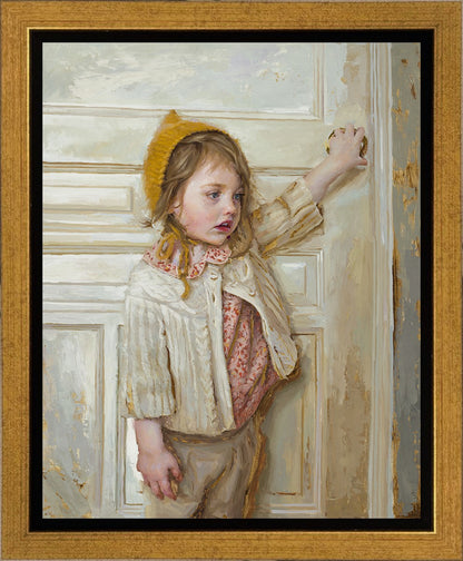 Girl in a White Doorway Gallery Wrap