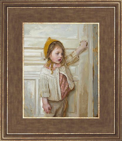Girl in a White Doorway