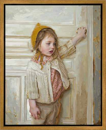Girl in a White Doorway Gallery Wrap