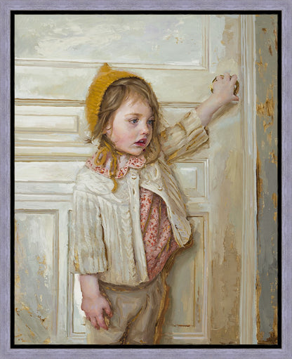 Girl in a White Doorway Gallery Wrap