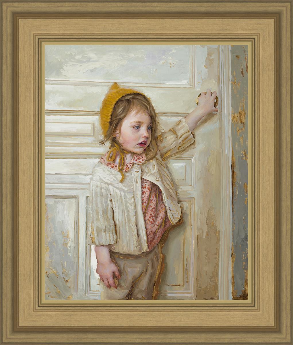 Girl in a White Doorway