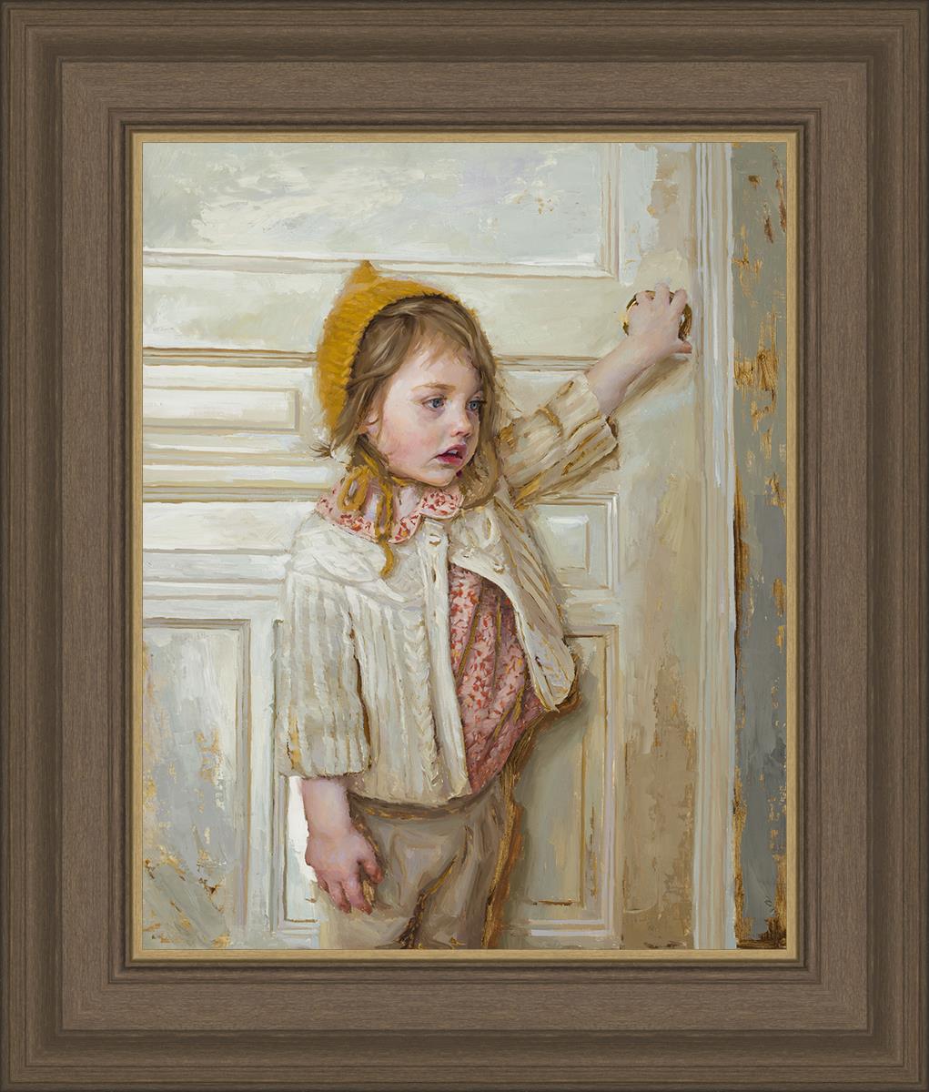 Girl in a White Doorway