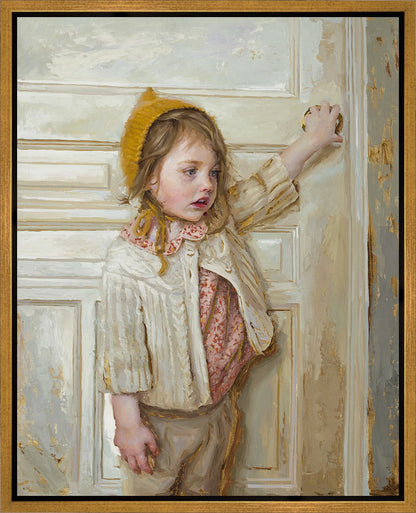 Girl in a White Doorway Gallery Wrap
