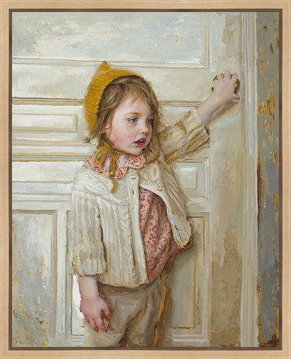 Girl in a White Doorway Gallery Wrap