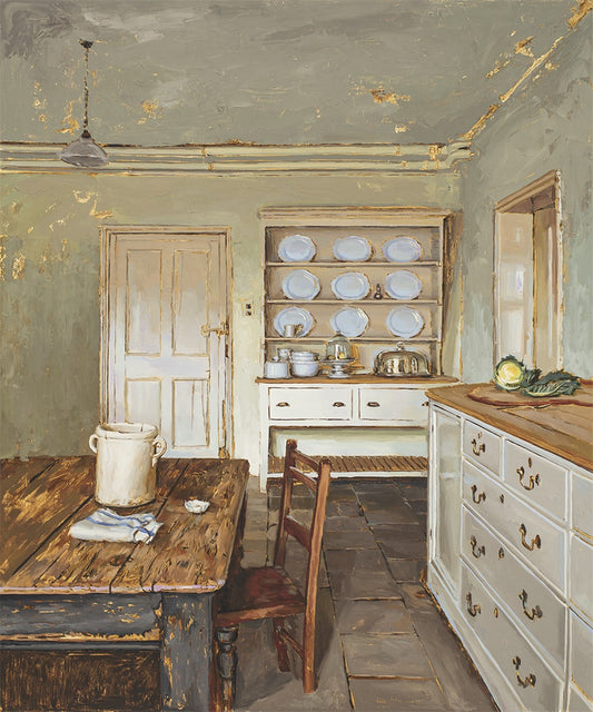 English Kitchen Interior Gallery Wrap