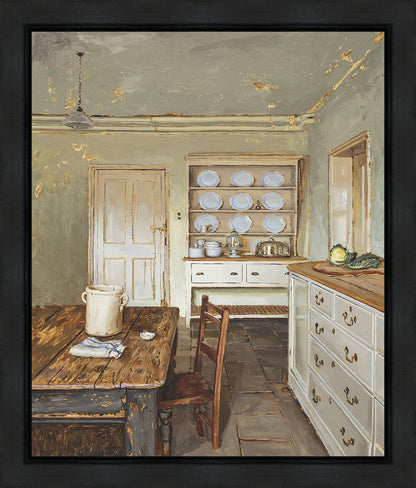 English Kitchen Interior Gallery Wrap