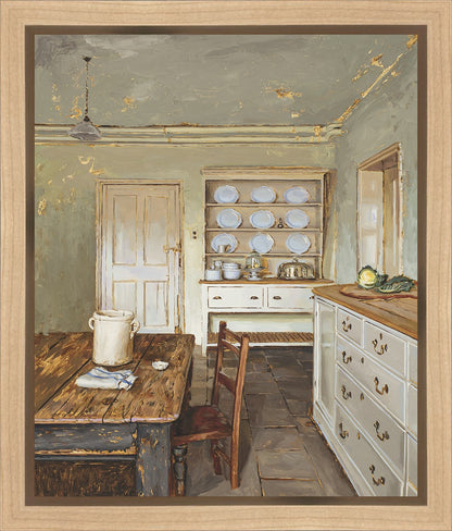 English Kitchen Interior Gallery Wrap