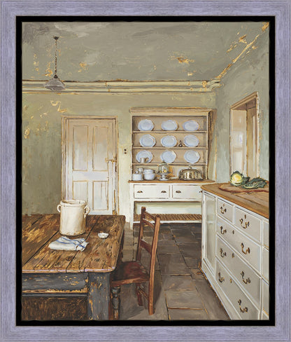 English Kitchen Interior Gallery Wrap