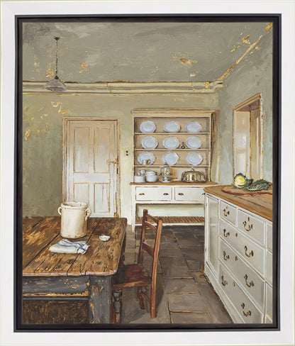 English Kitchen Interior Gallery Wrap