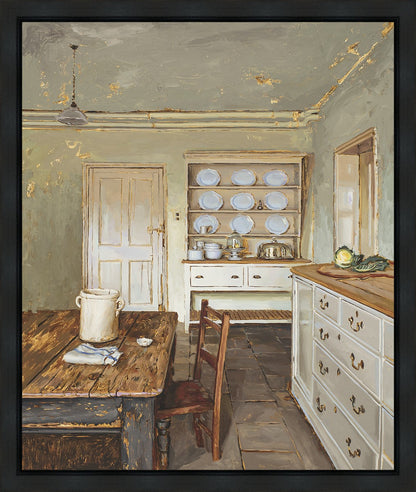 English Kitchen Interior Gallery Wrap