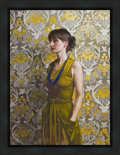 Nancy in Green Gallery Wrap