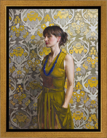 Nancy in Green Gallery Wrap