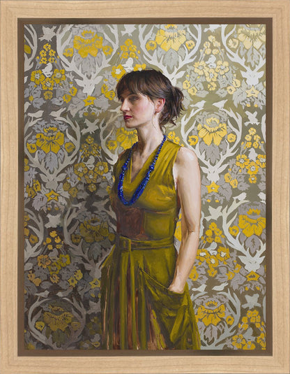 Nancy in Green Gallery Wrap