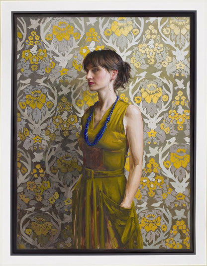 Nancy in Green Gallery Wrap