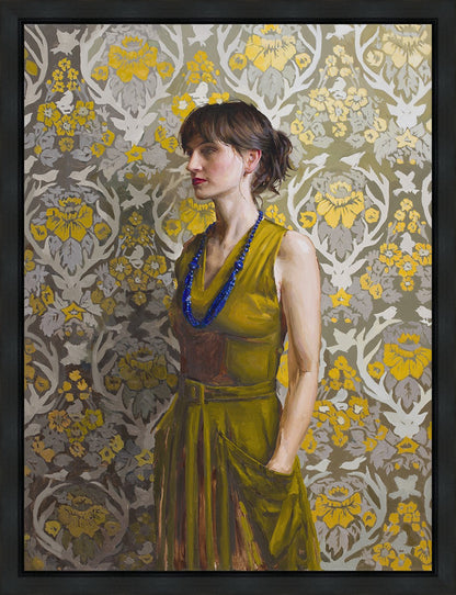 Nancy in Green Gallery Wrap