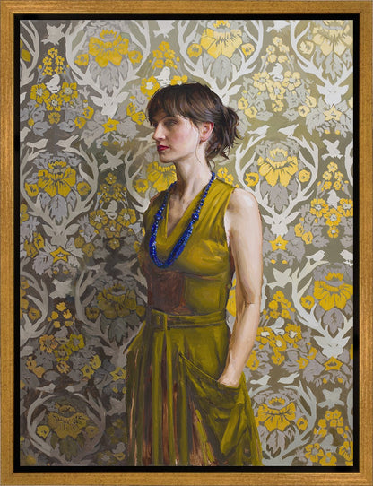 Nancy in Green Gallery Wrap