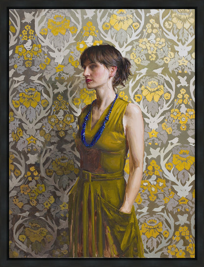 Nancy in Green Gallery Wrap