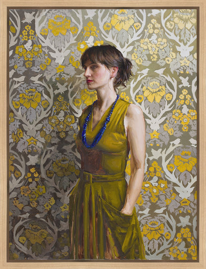 Nancy in Green Gallery Wrap