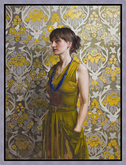 Nancy in Green Gallery Wrap