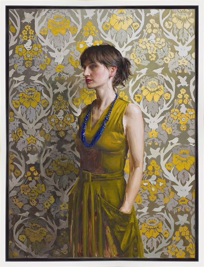 Nancy in Green Gallery Wrap