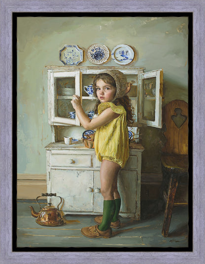 Scarlett with Dishes Gallery Wrap