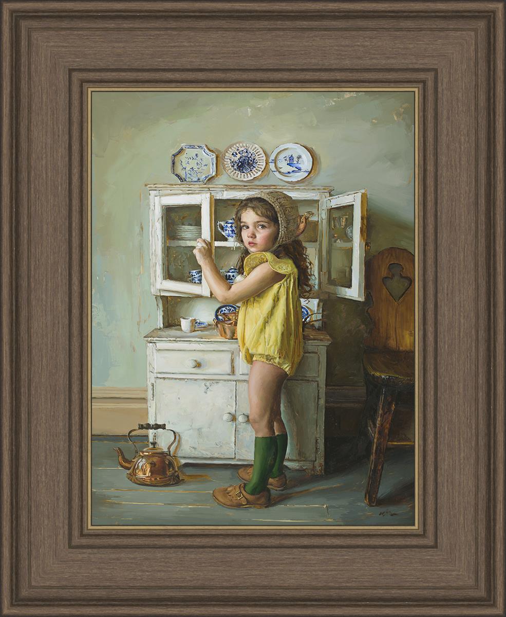 Scarlett with Dishes